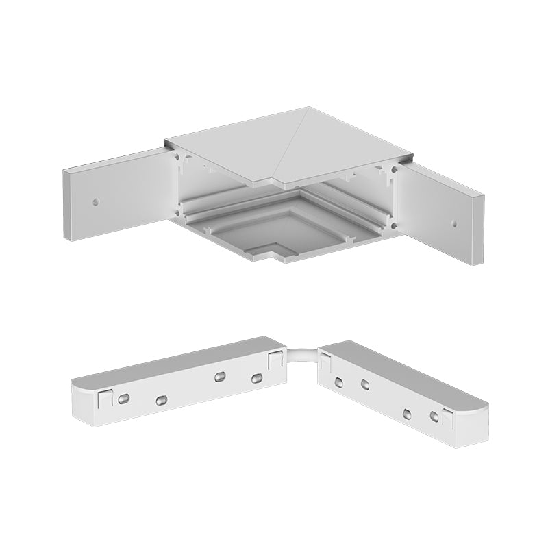 803 Pro magnetic track corner connector showing internal structure
