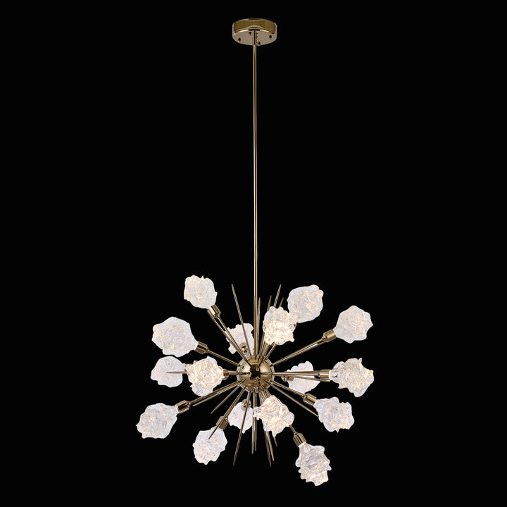Rosetta Bloom Starburst 16-Light Chandelier