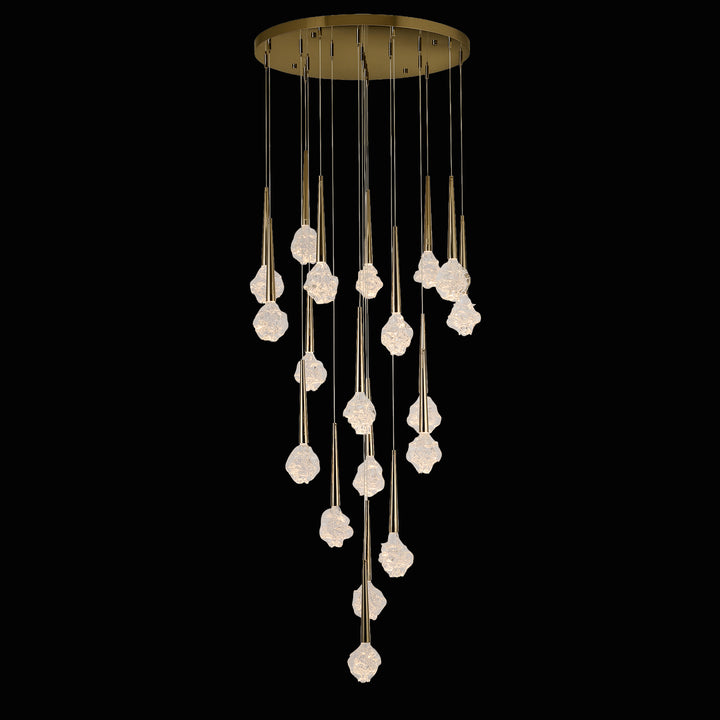 Rosetta Bloom Spiral 19-Light Chandelier