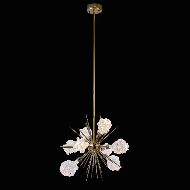 Rosetta Bloom Starburst 8-Light Chandelier