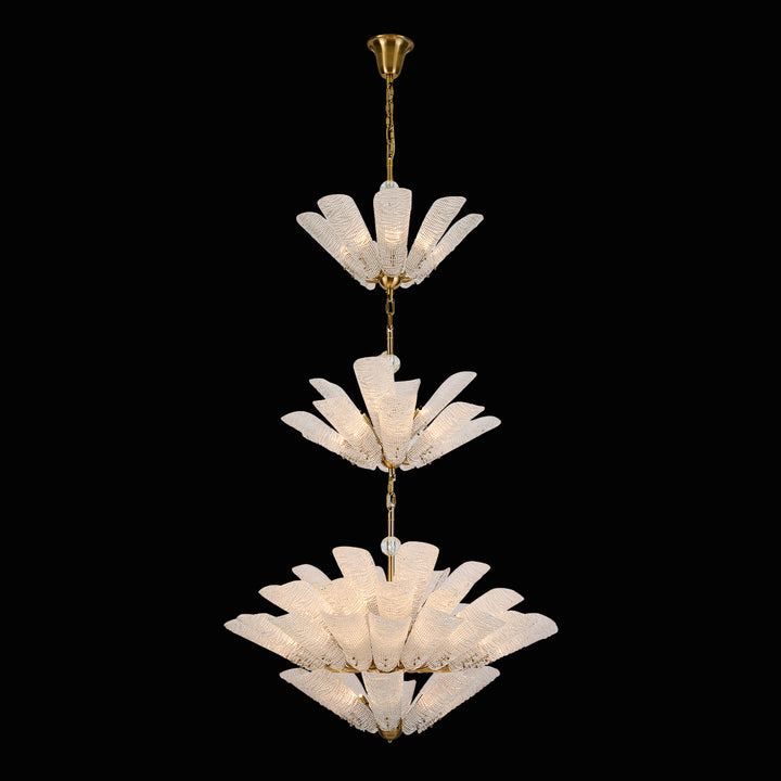 VetraLeaf Void Chandelier – 3-Tier