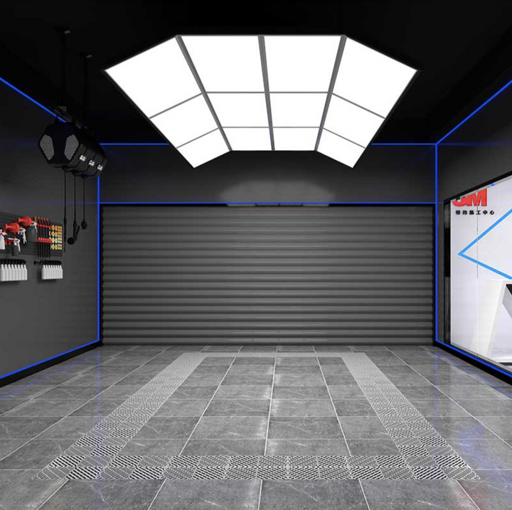 DetailPro GridPanel – LED Ceiling Panel Light for Workshop Showroom Spaces