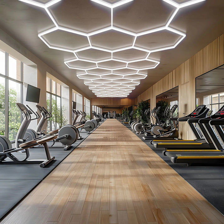 Hexagrid Lighting System – Hive Formation (Gym Layout)