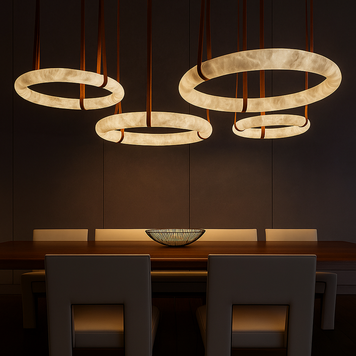 Alba Lux Alabaster Pendant light