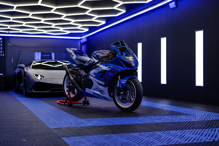 Hexagrid Lighting System – Core Formation (Car Showroom Layout)