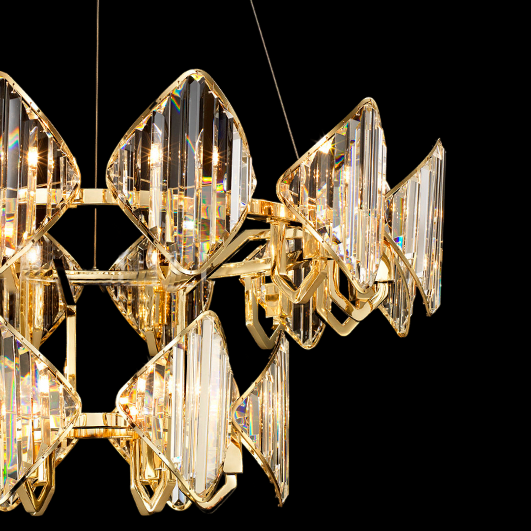 Gleaming Prism Chandelier