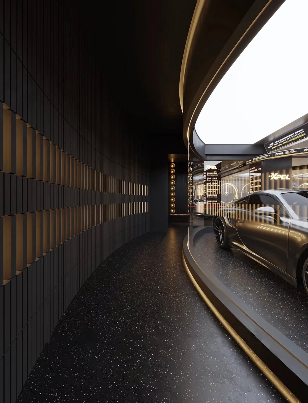 Car Showroom Stretch Ceiling