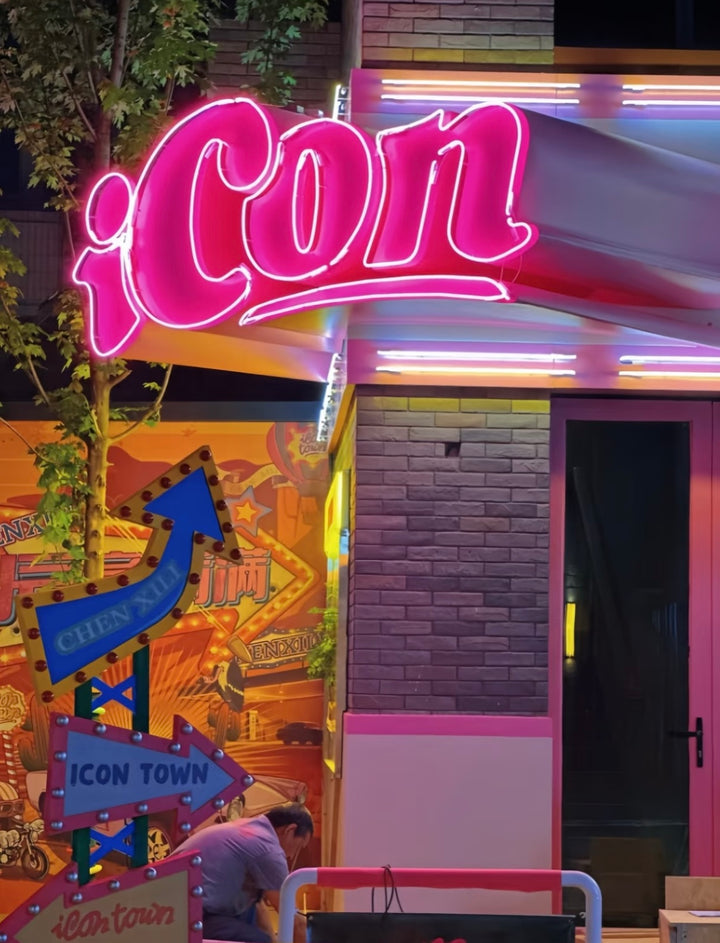 3D Corner Neon Letter Signage