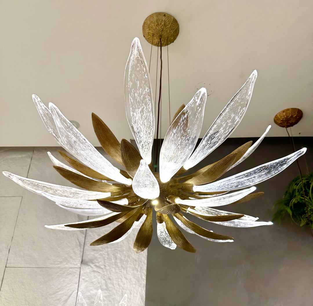 Dandelion 1050 Brass Chandelier