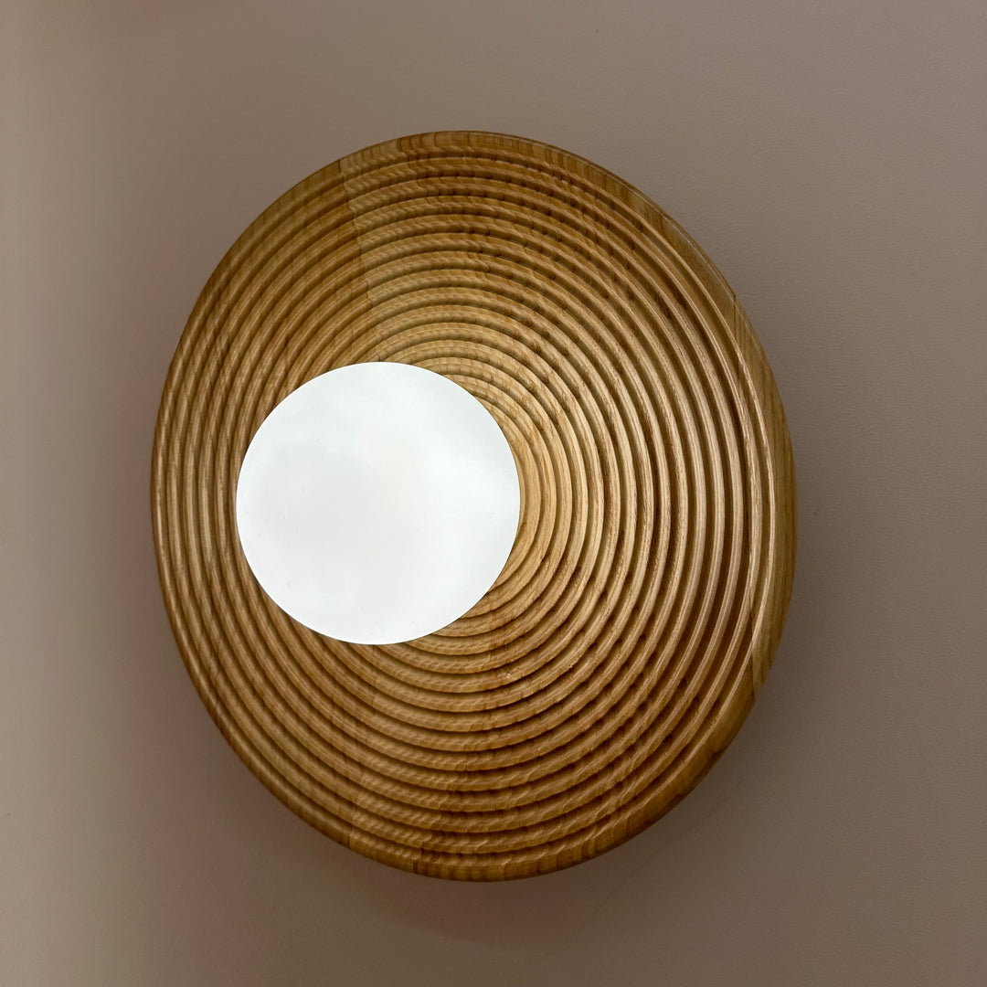 ZenWood Round Wall Lamp