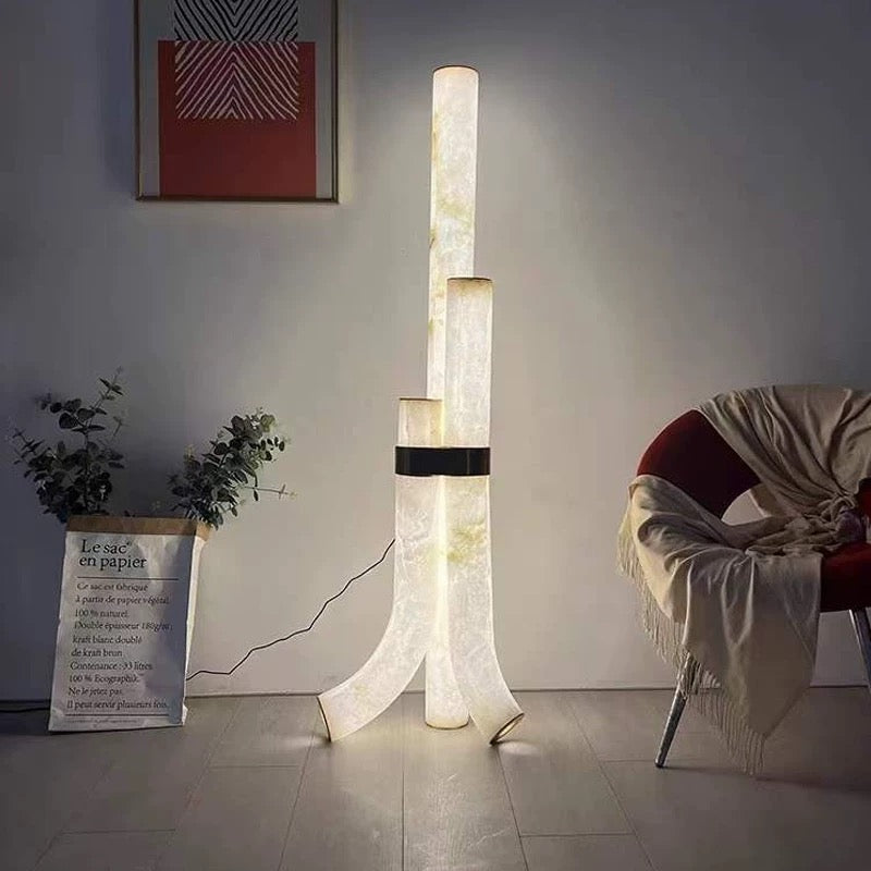 Alabaster Regal Floor Lamp