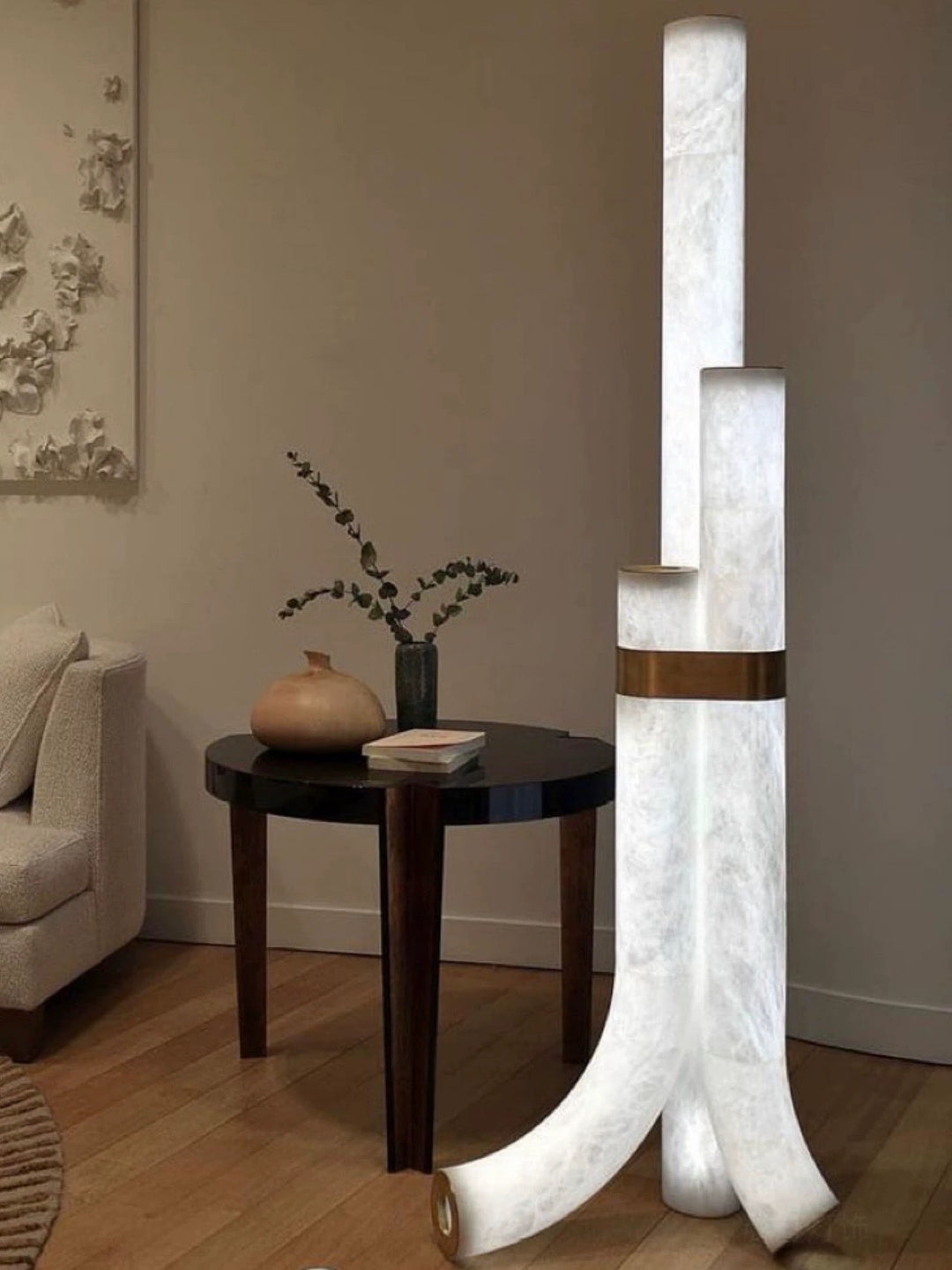 Alabaster Regal Floor Lamp