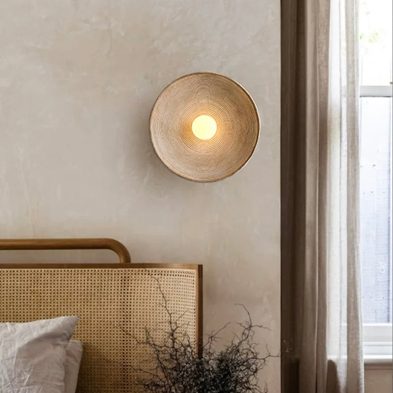 ZenWood Round Wall Lamp