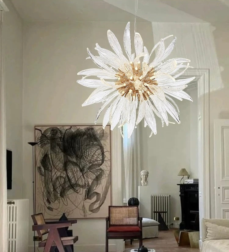 Dandelion 800 Brass Chandelier