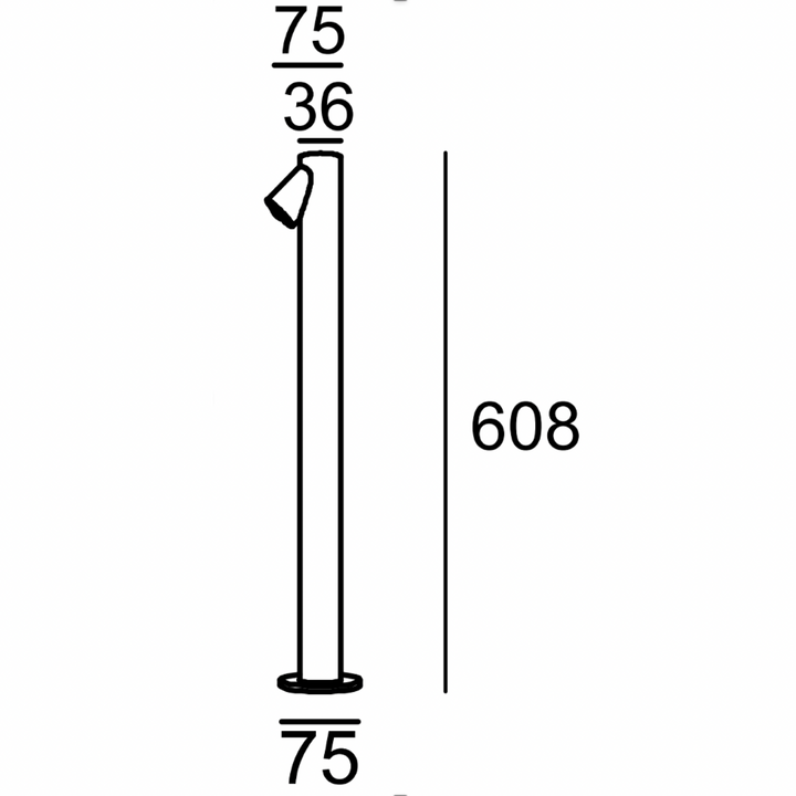 B130-600 240V LED Bollard IP65