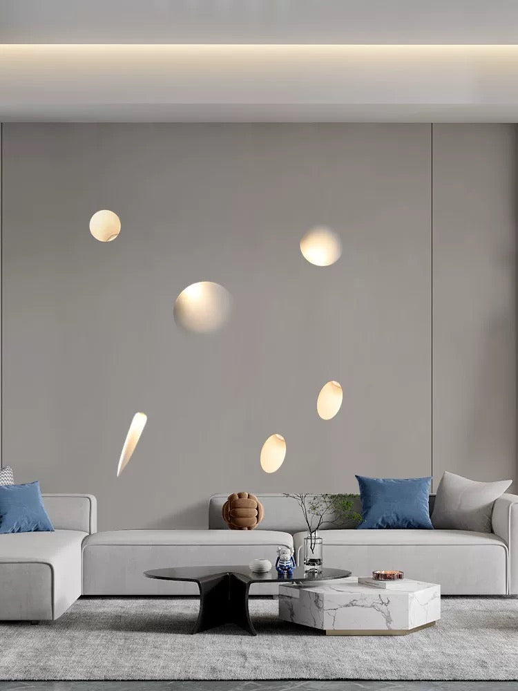 Oval Gypsum Wall light