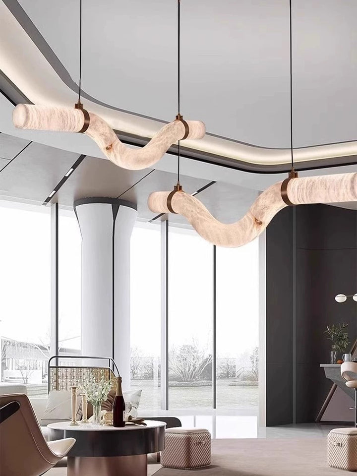 Luma Flow Alabaster Pendant