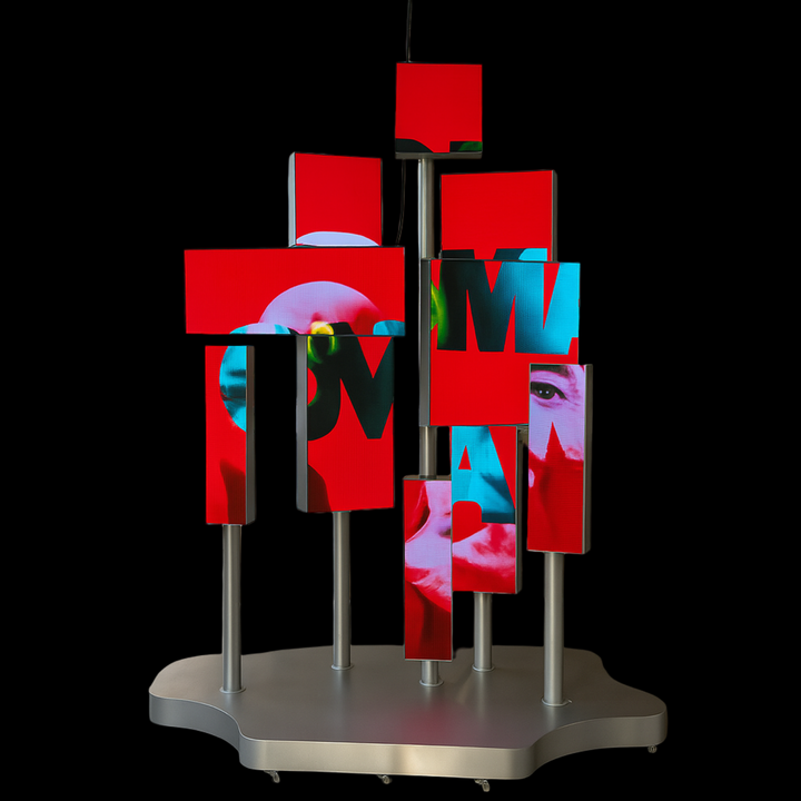 Lucretia Sign Artistic Freestanding LED Display