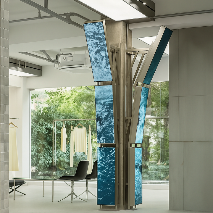 Lucretia Sign LED Pillar Screen