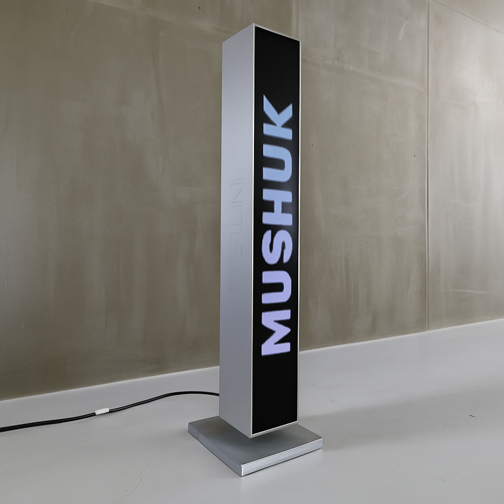 Lucretia Sign LED Tri-Sided Column Display