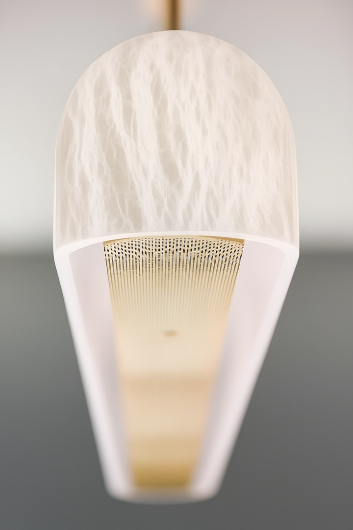 LunaBar Spanish Alabaster Linear Pendant Light