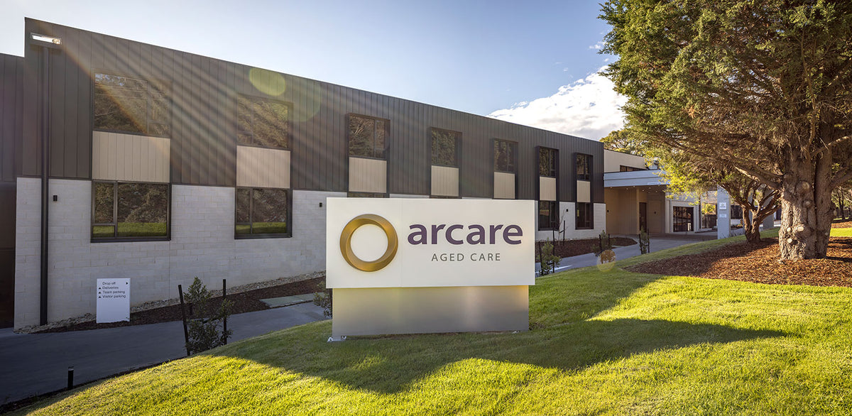 Arcare Lysterfield residence entrance and signage
