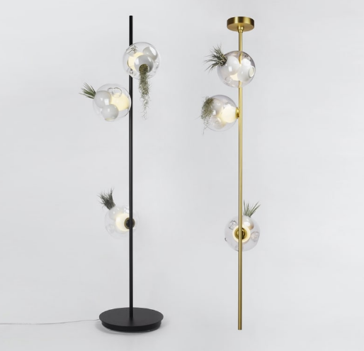 Green Linear Pendant light