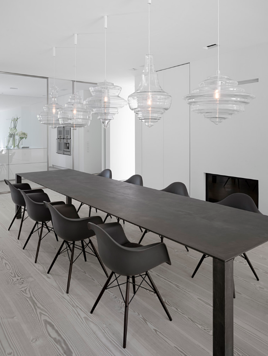 Contemporary Glass Pendant Light D