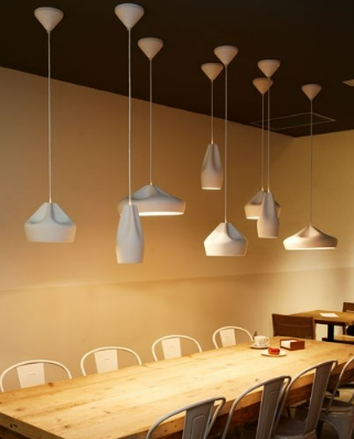 Nordic Ceramic Pendant -GREY 14cm D