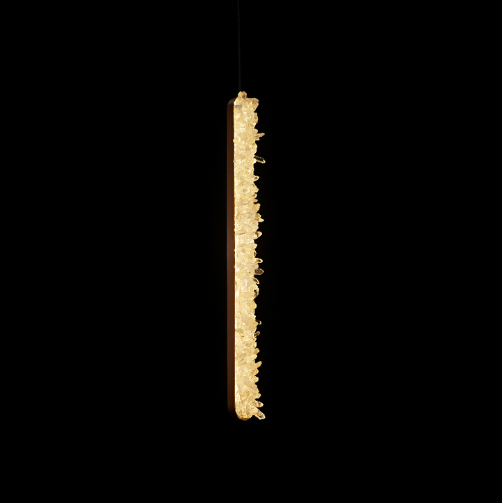 Pedra de Cristal Vertical Linear Pendant