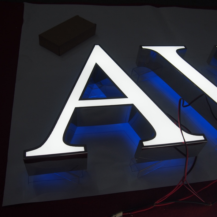 3D LED Reverse and front illuminated channel letter Signs