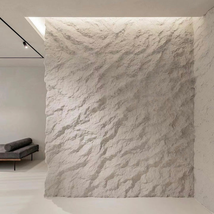 Soft Stone RockEdge textured wall panel with rugged stone-look surface, designed for architectural feature walls with natural rock-inspired texture