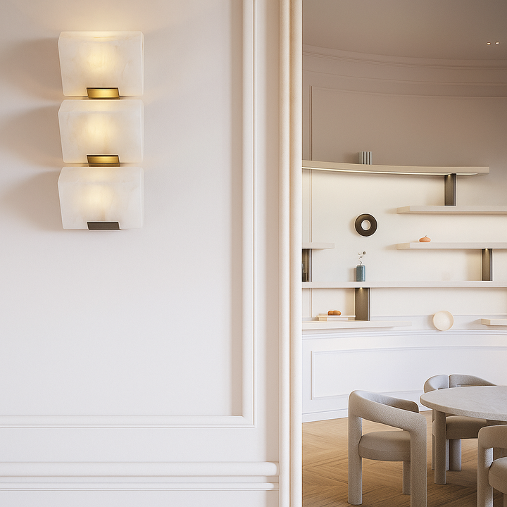 Valencia 3 Alabaster Wall Lamp