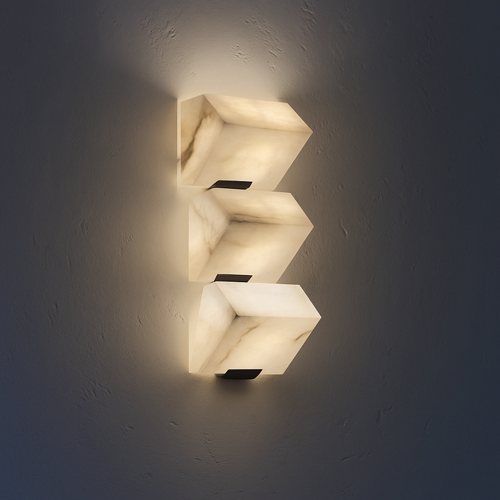 Valencia 3 Alabaster Wall Lamp