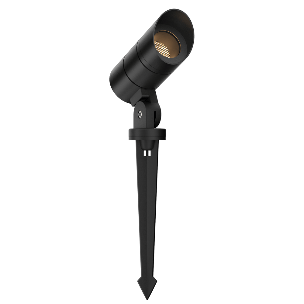 Adjustable LED spike light for garden and pathway lighting