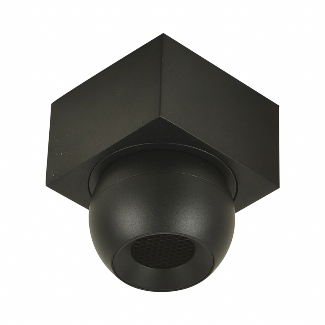 Adjustable surface mount LED spotlight TSS 10 with rotating head for directional ceiling lighting