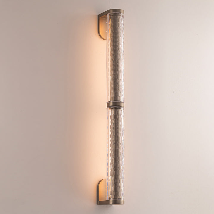 Ambient wall light creating soft glow in luxury interior