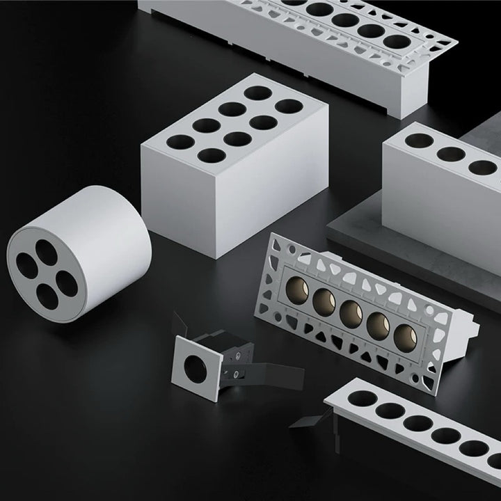 Anti-glare linear LED downlight optical design high CRI recessed Starlink 10