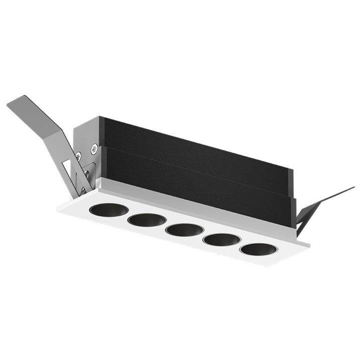 Anti-glare recessed linear LED downlight 10W high CRI trimless narrow trim Starlink 10