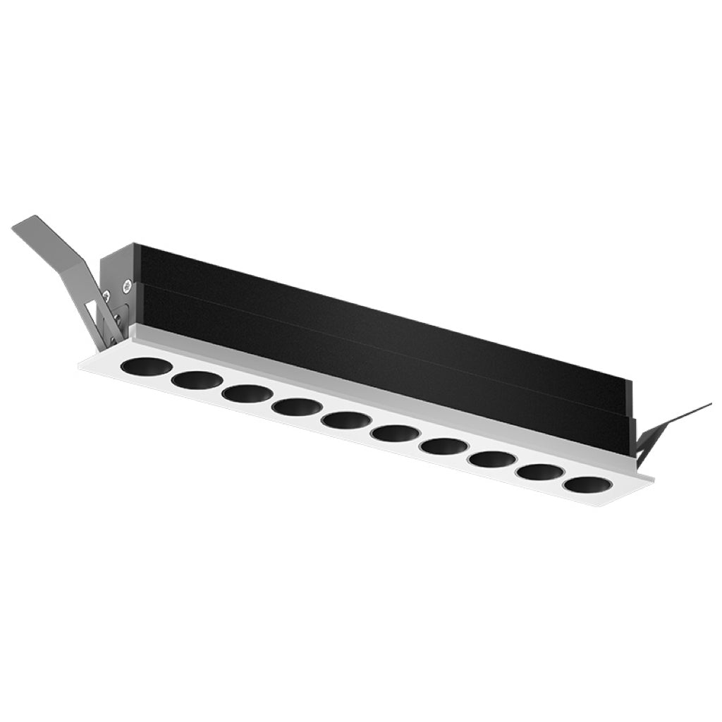 Anti-glare recessed linear LED downlight 20W high CRI trimless narrow trim Starlink 20