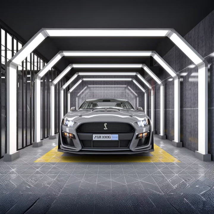LumiTunnel Halo 1006 – Premium LED Tunnel for Car Beauty & Display Zones