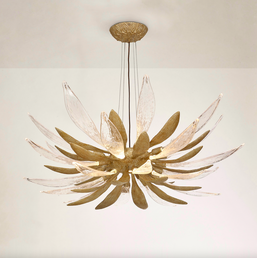 Dandelion 1050 Brass Chandelier