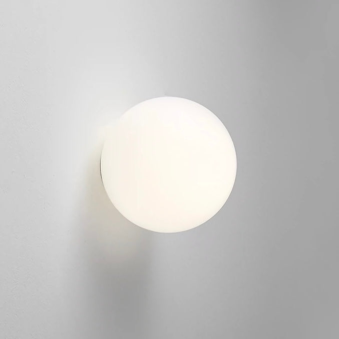 Bebe 12V Ball Wall Lamp round opal glass modern bathroom wall light 120mm