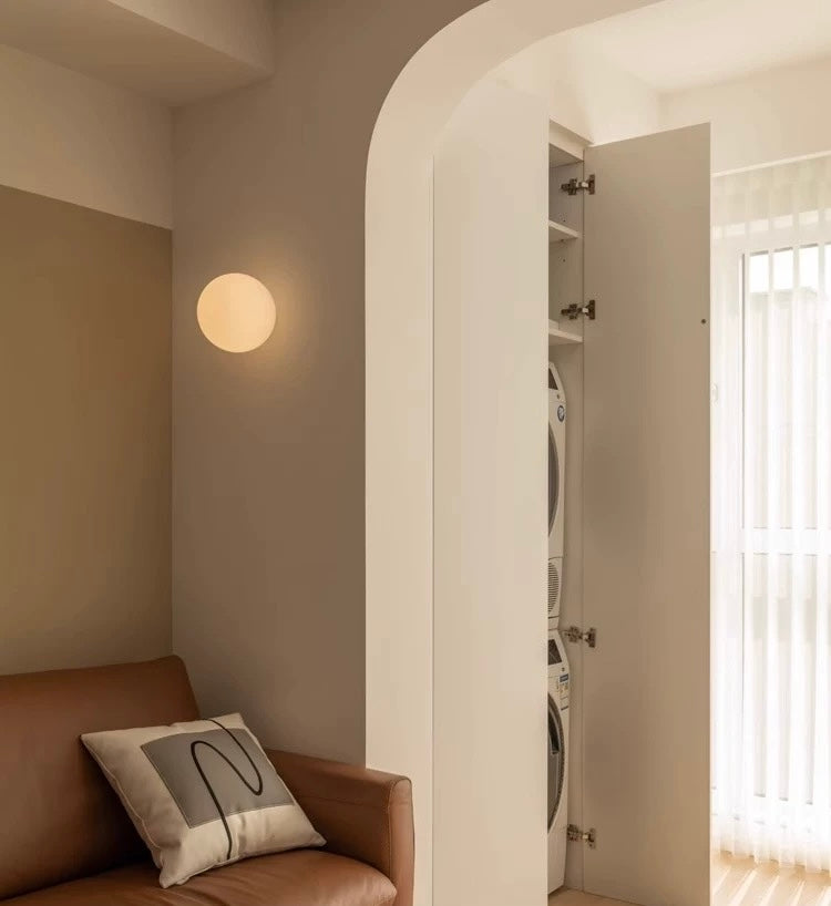 Bebe G9 Ball Wall Lamp opal glass round LED wall light with soft ambient lighting