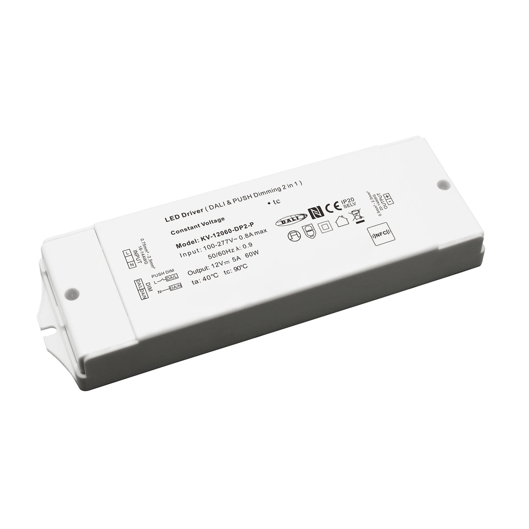 KV-DP2 DALI-2/PUSH 2-in-1 Dimmable LED Driver 30W