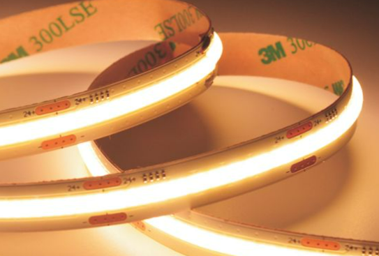 COB LED strip dot free design for architectural and interior lighting