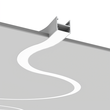 Trimless Recessed Curved LED Linear Light – FlexTrim CT50