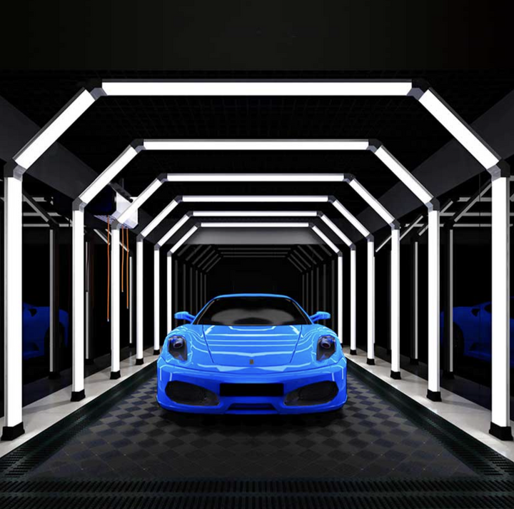 LumiTunnel Edge 1009 – High-Contrast LED Tunnel for Wrapping & Repair Bays