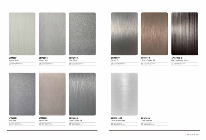 Lightweight metal-look architectural panels for commercial wall and ceiling applications