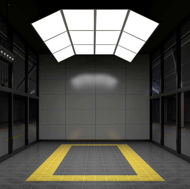 DetailPro GridPanel – LED Ceiling Panel Light for Workshop Showroom Spaces